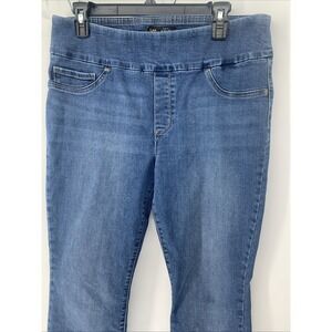 Women's Lee Slim Fit Mid Rise Sculpting Pull On Jeans 14 Medium 3517971